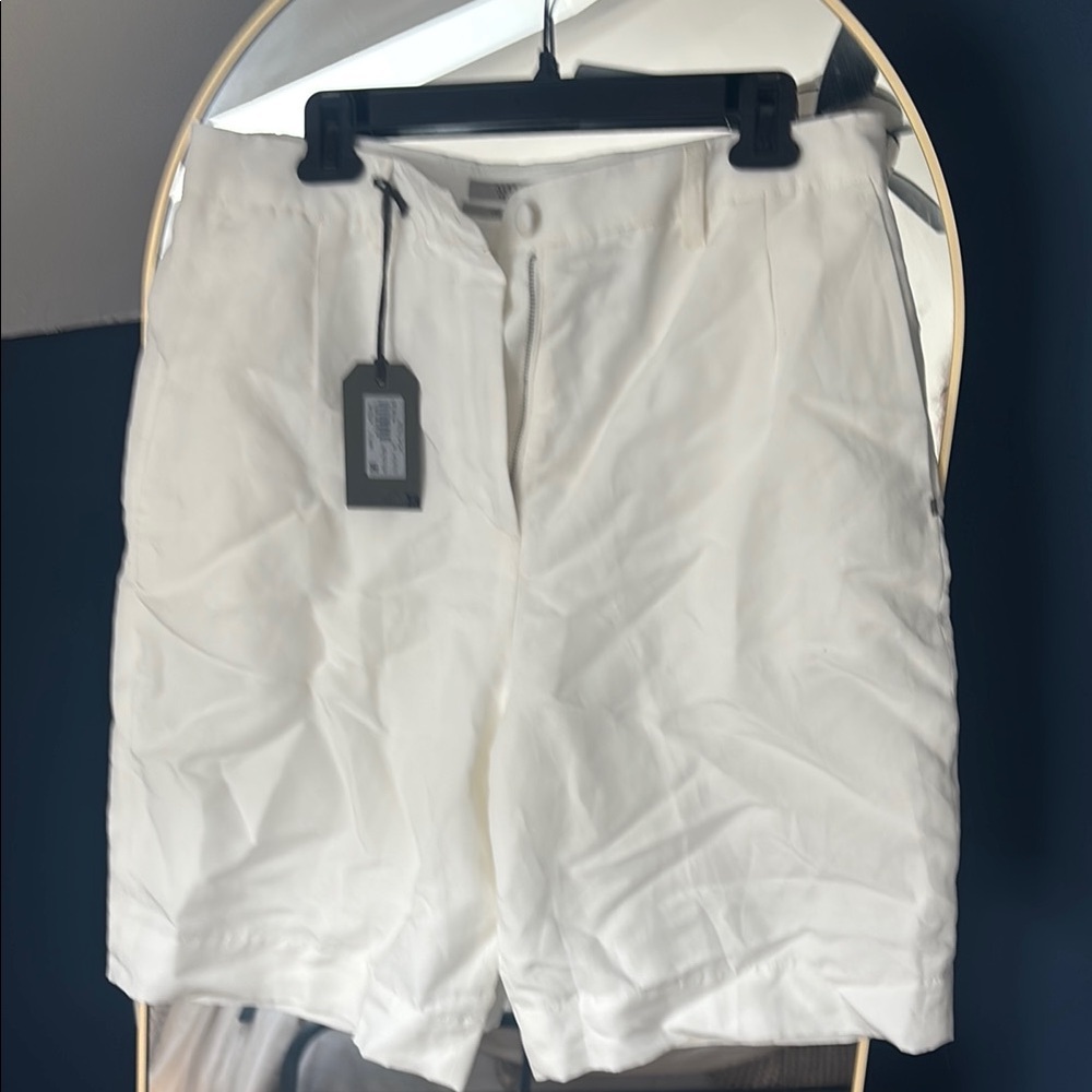 All Saints Bright White Women's Bermudas